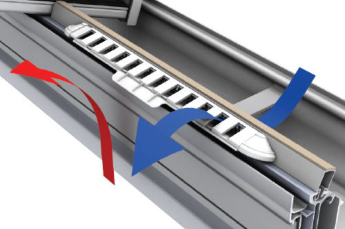 Roof trickle Ventilation