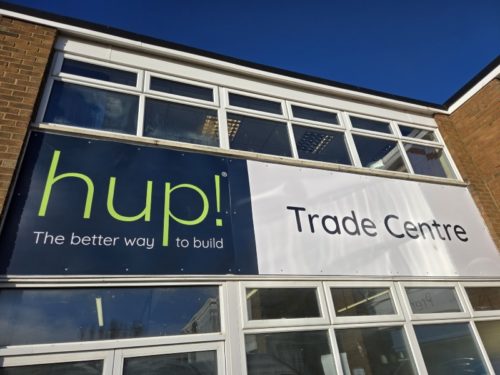hup! building logo