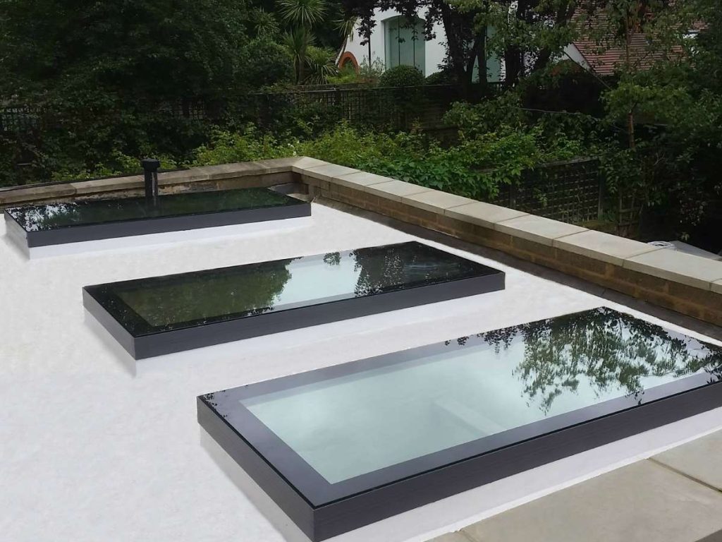 Infinity Roof Skylights Above